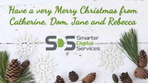 Christmas graphic wishing a Merry Christmas from SDS 