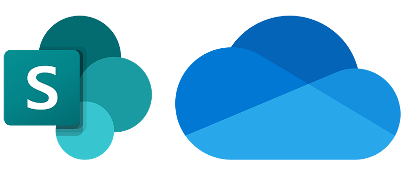 OneDrive and SharePoint Logo
